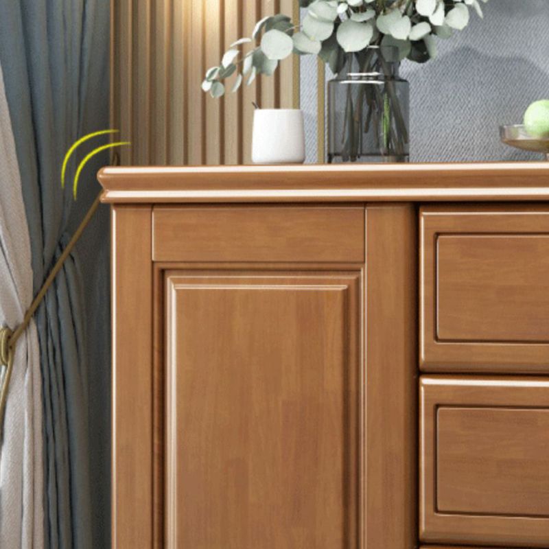 Modern Storage Chest Solid Wood Storage Chest Dresser with 4/5 Drawers