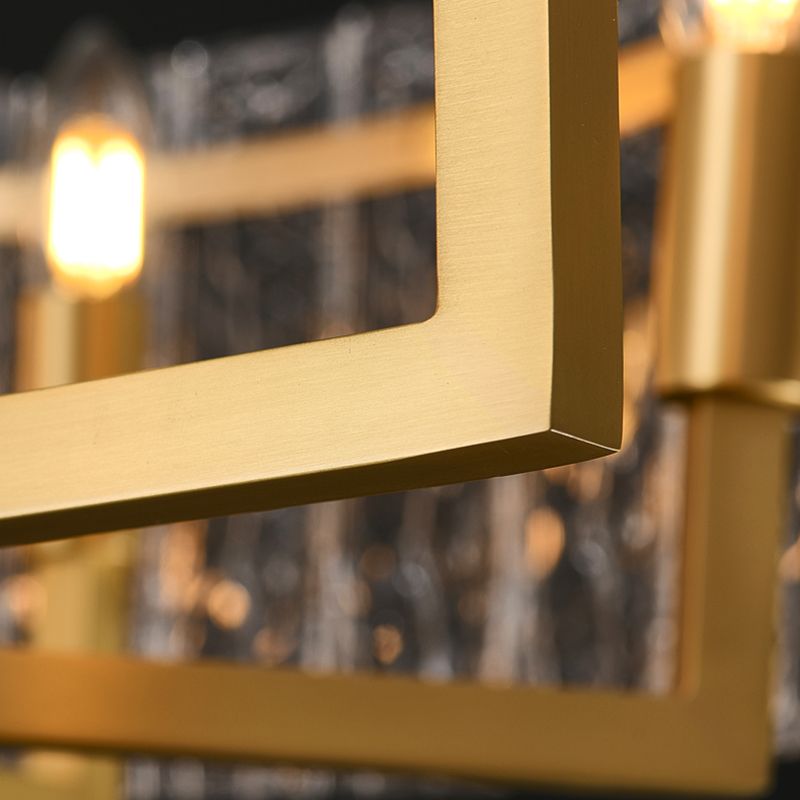 Bronze Glass Hanging Pendant Lights Contemporary Hanging Lamps for Living Room