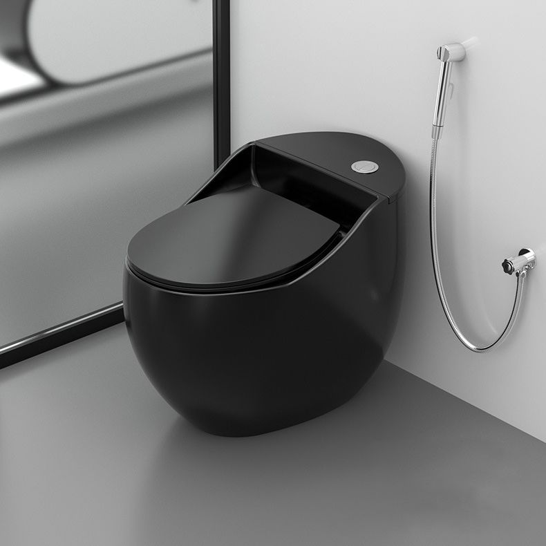 Modern Toilet Concealed Tank One-Piece Flush Toilet with Slow Close Seat