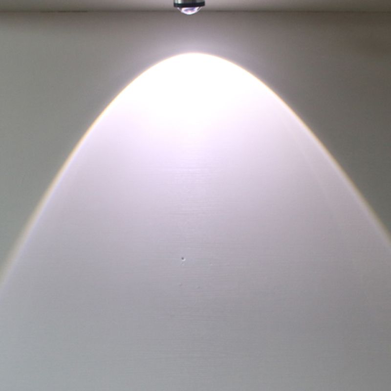 Modern Style Ball Wall Mounted Lamp Metal 1 Light Wall Lighting Ideas in Silver