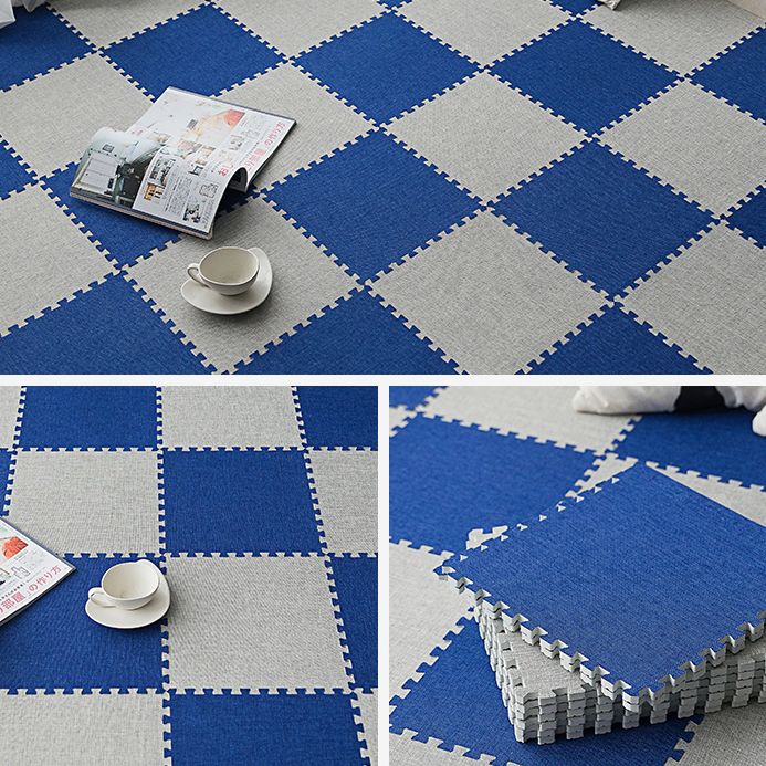 Carpet Tile Fade Resistant Non-Skid Solid Color Interlocking Carpet Tile Living Room