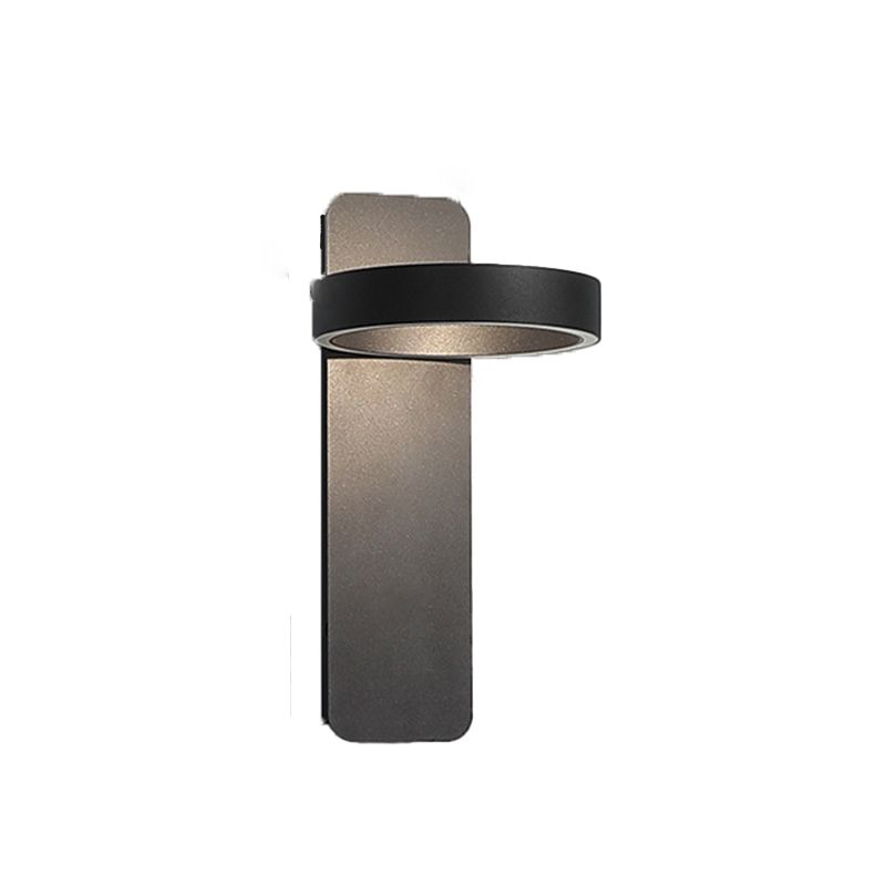 Metal Drum Wall Light Fixture Minimalist 1 Light Wall Lighting for Bedroom