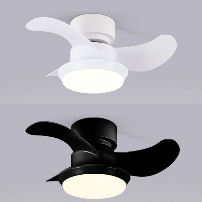 Metal Fan Shape Ceiling Fan Kid Style Single-Light Ceiling Fans Fixtures