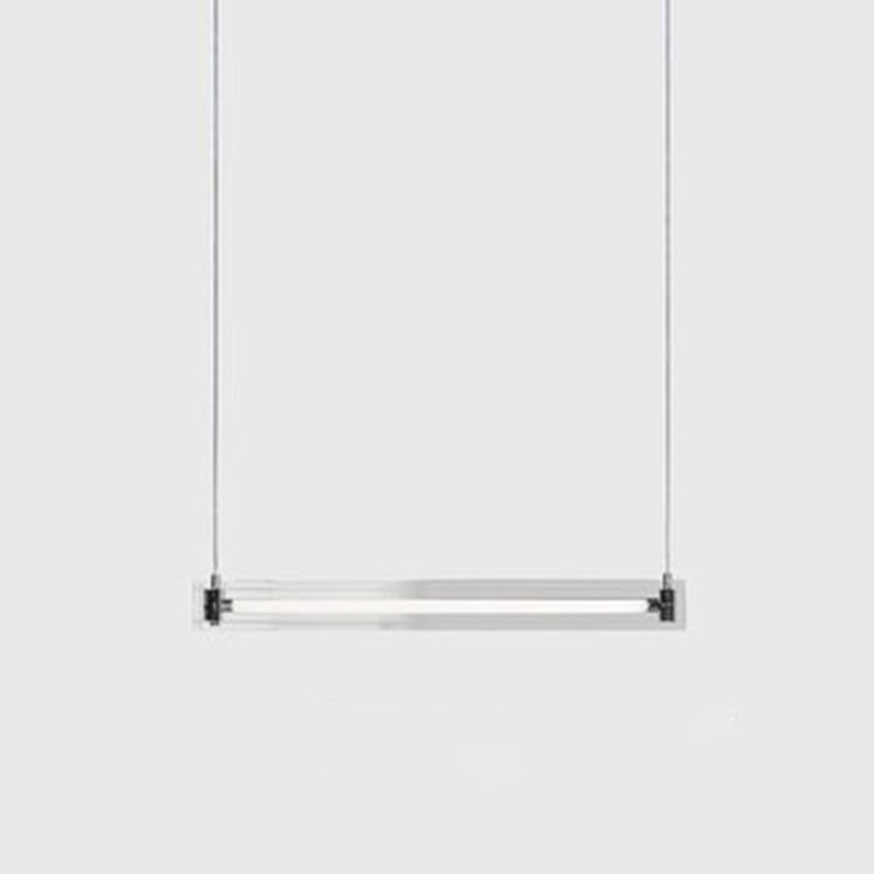 Clear Glass Ceiling Pendant Light Modern LED Kitchen Island Fixture