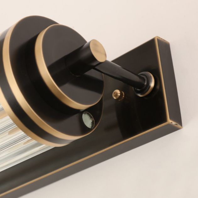 Contemporary Tubular Wall Mounted Lights Glass Flush Mount Wall Sconce for Living Room