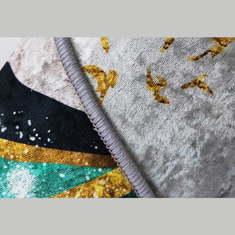 Aesthetic Casual Area Rug Abstract Art Indoor Carpet Polyester Washable Rug for Home Decoration