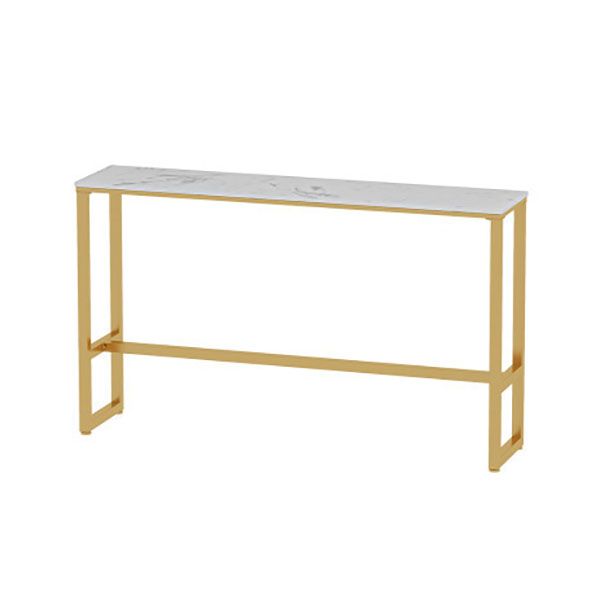 Glam Style 1/2/5 Pieces Faux Marble Bar Table Set Fixed Table Counter Set for Home Use