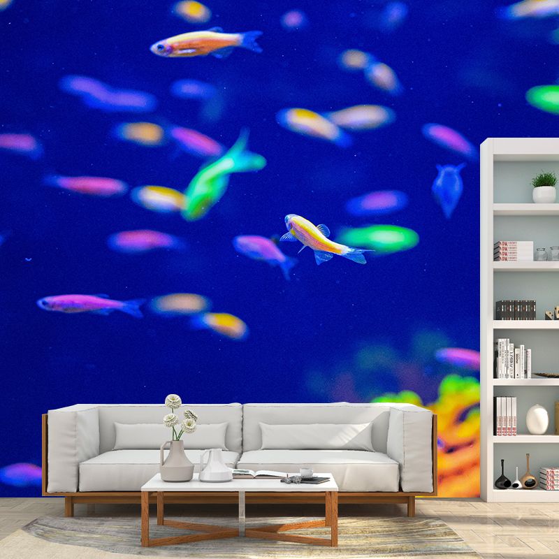 Creatures Mural Wallpaper Modern Bedroom Decoration, Custom Size Available