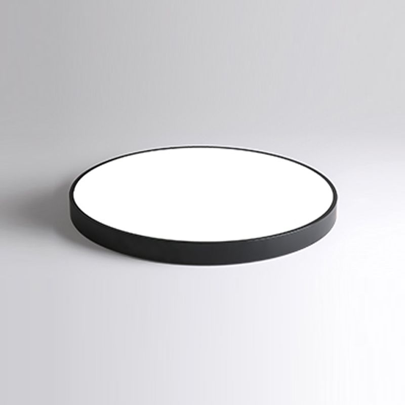 Luminaires de plafond encastrés de simplicité de lumière montée au plafond à LED ronde