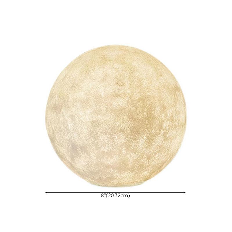 Modern Waterproof Outdoor Light Ball Shape with Resin Shade for Outdoor