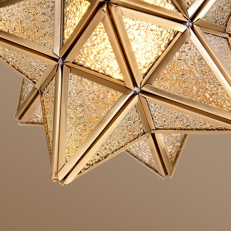 Shaded Aisle Semi Flush Mount Ceiling Light Vintage Glass Semi Flush Ceiling Light