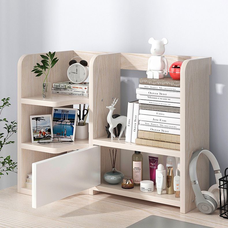 Modern Style Bookshelf Engineer Wood Bookcase with Drawer for Home
