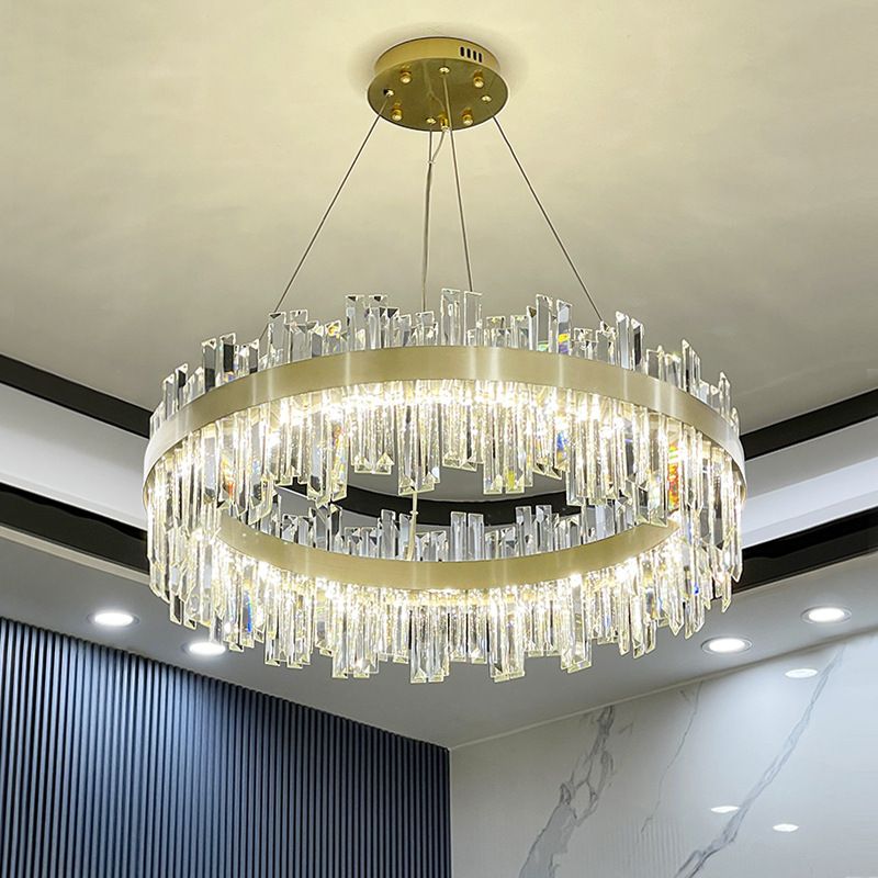 Crystal Chandelier Pendant Light Modern Pendant Lighting in Gold