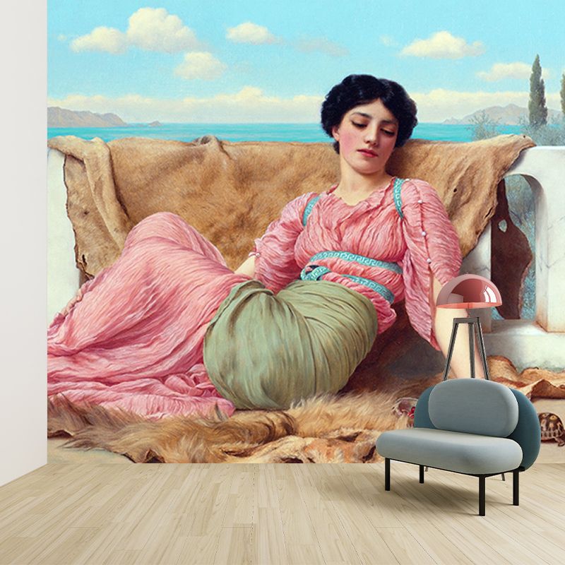 Classic Illustration Art Wall Mural Stain Resistant Oil Painting Home Wall Mural