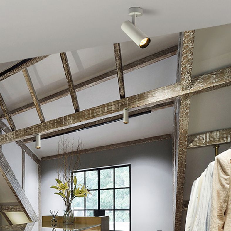 Spot lumineux tubulaire en aluminium pour salon, luminaire encastré moderne à LED