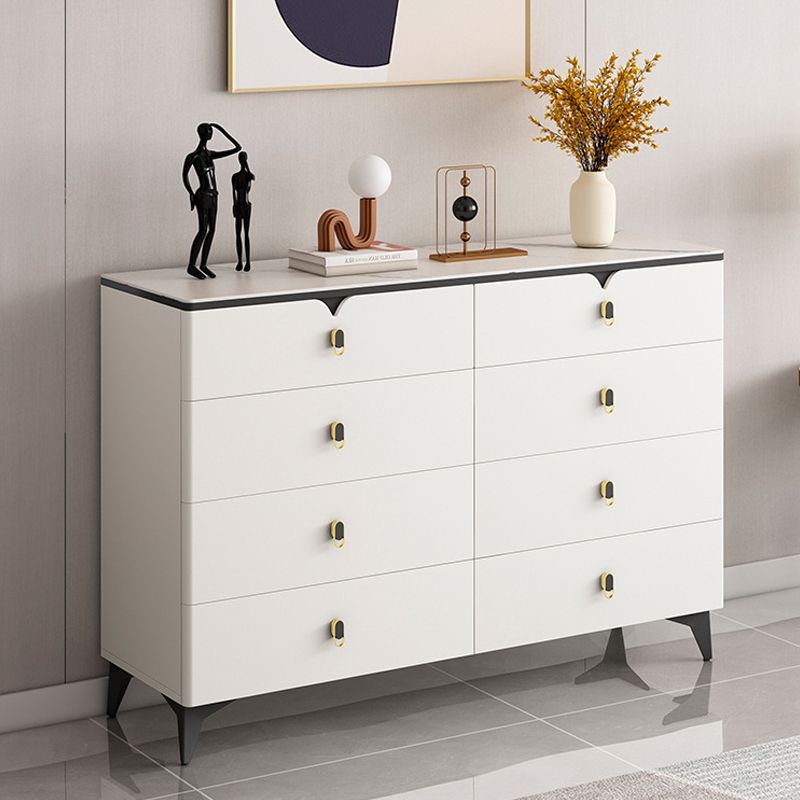 Stone Glam Storage Chest Bedroom 16" Wide Chest with Drawers