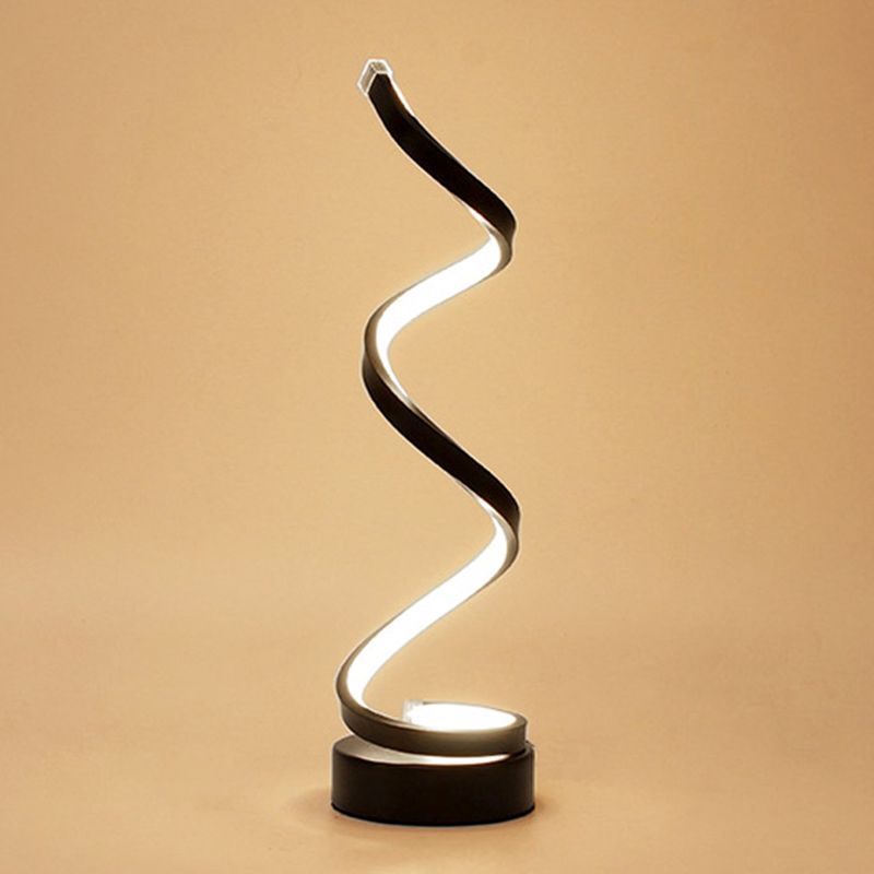 Lampade da tavolo da notte lineari Lampade da tavolo a led Metal 1 Lampade leggera