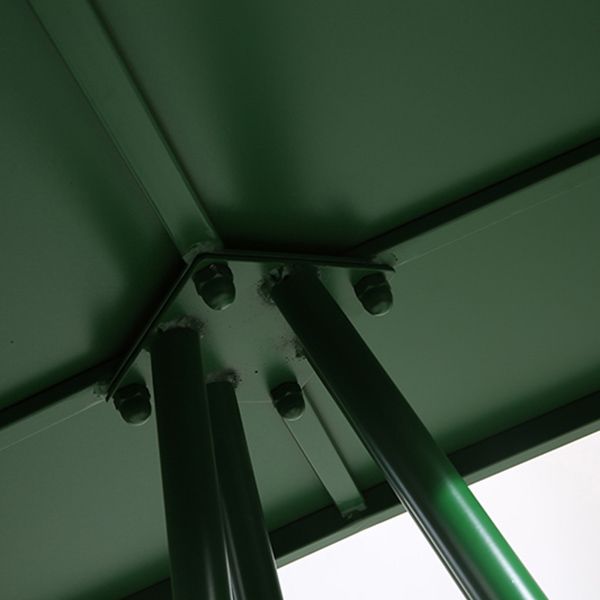 Industrial Square Bar Table Set 1/2 Pieces Pub Table with Iron Pedestal