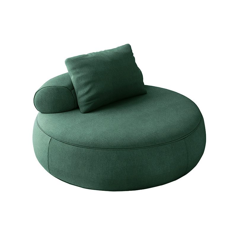 Faux Leather Parsons Chair Armless Accent Chair with Solid Wood Frame