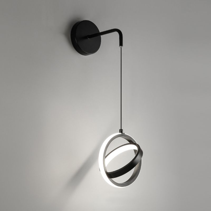 Circlings Luz montada en la pared Minimalista Metal Bundside Led Pared colgante Luz