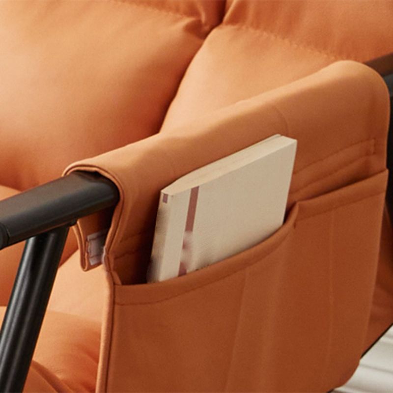 Upholstered Rocking Chair Living Room Rocker Chair with Padded Seat