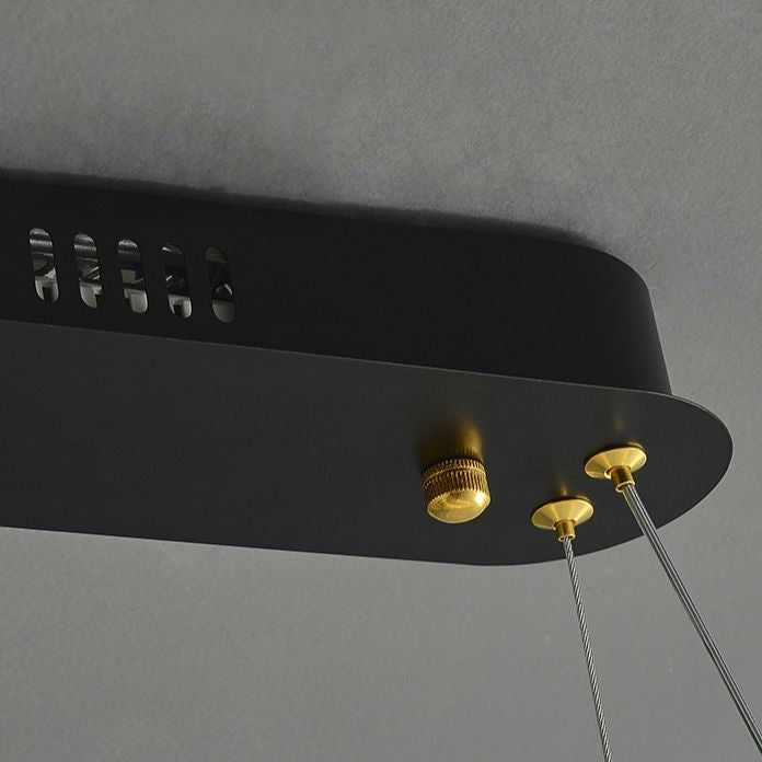 Modern Dining Chandelier Light Simple LED Island Light Fixture for Dining Room