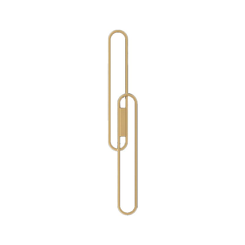 Modernism Metal Gold Wall Mounted Sconce 2-Light Wall Light for Foyer