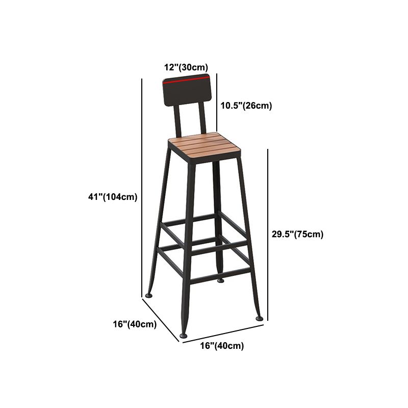 Luxurious Rectangle Wooden Bar Table Set 1/5 Pieces Counter Table with High Stools