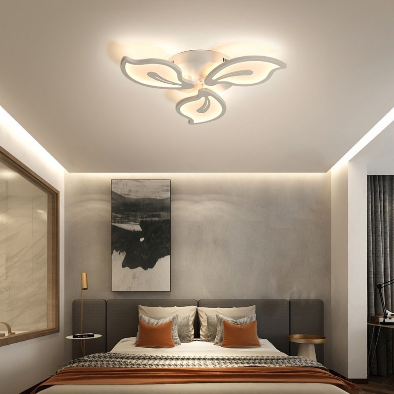 Le plafonnier semi-encastré moderne a mené des lumières menées au plafond semi-encastrées acryliques multi-têtes