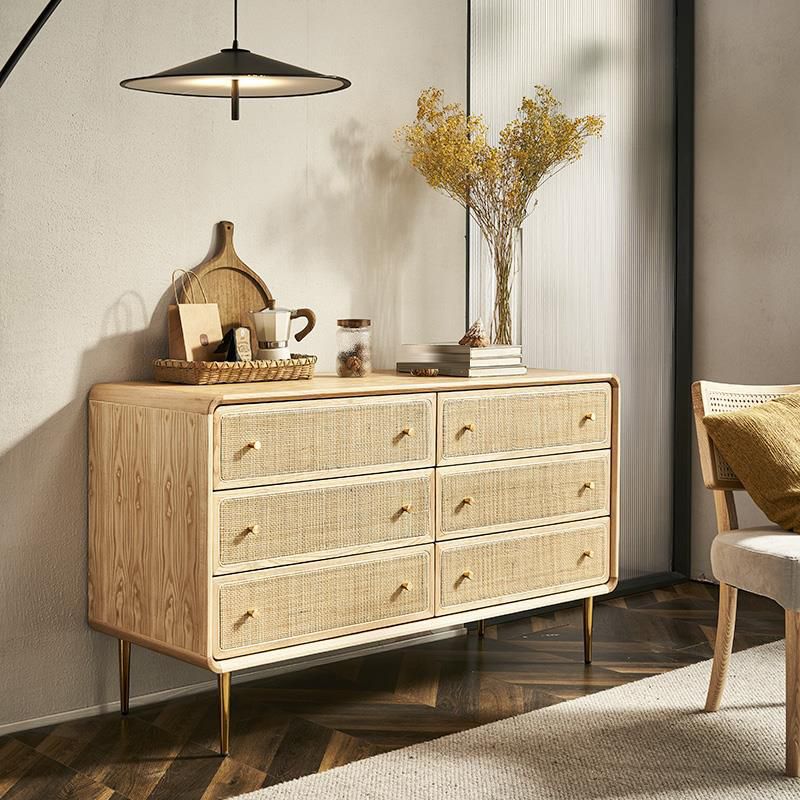 Traditional Storage Chest Dresser Dresser Wooden Chest with Drawers
