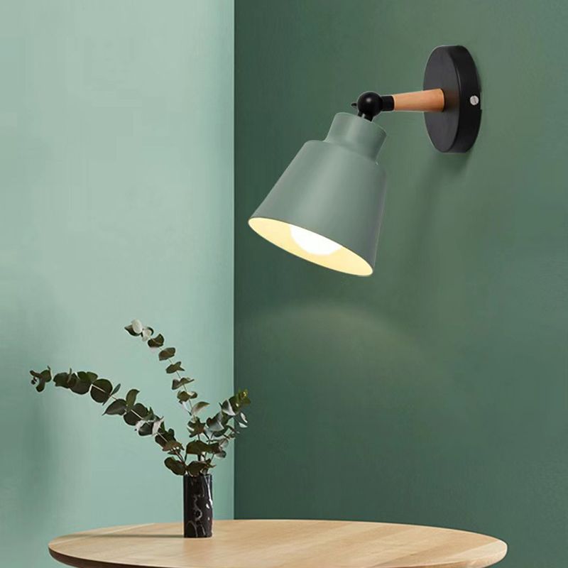 Metal Geometric Simplicity 1 Light Wall Lighting Fixtures for Bedroom