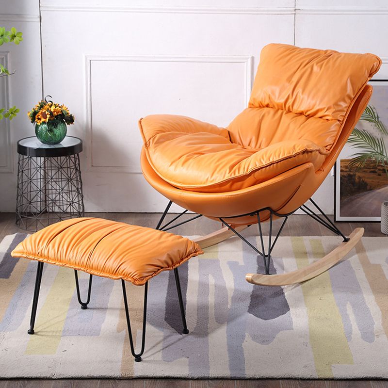 Modern Style Single Rocking Chair Indoor Lazy Sofa Rocking Chair for Living