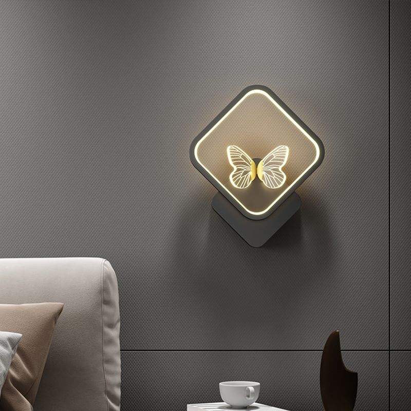 Modern Unique Shape Wall Mount Light Fixture 1 Light Wall Light Sconce for Dining Room