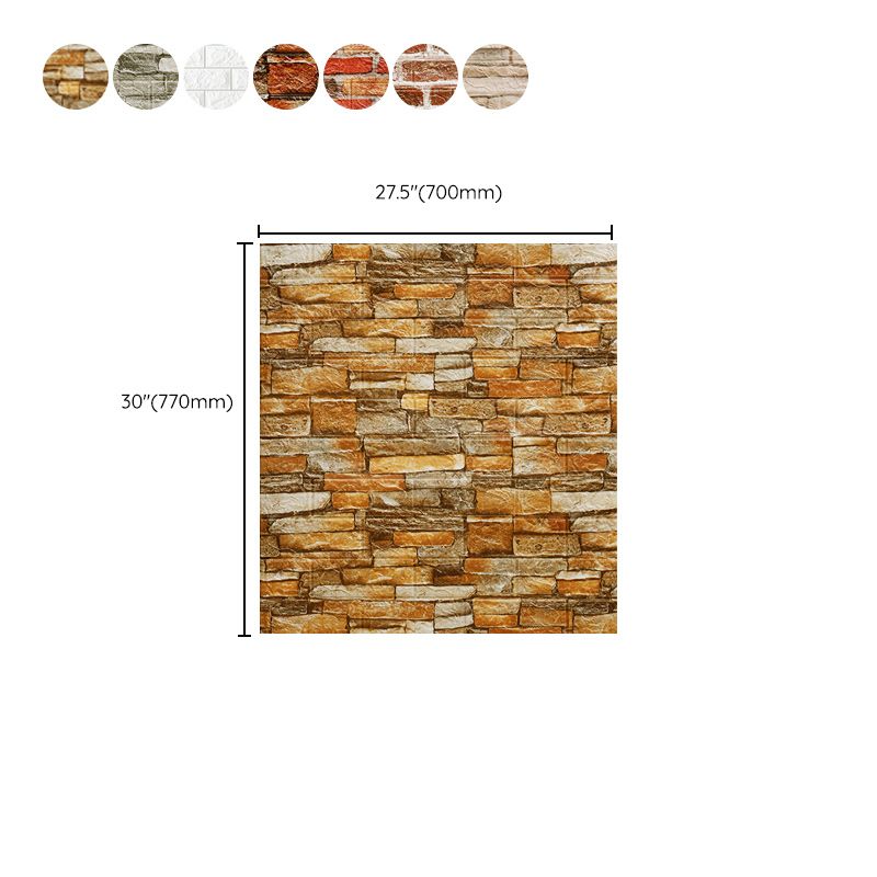 3D Artificial Brick Wall Panel Industrial Style Home Living Room Wall Plate(10-Pack)