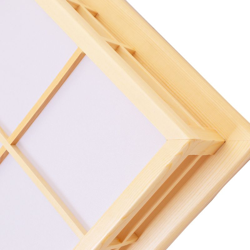 Holz quadratisch bündig Halterung Deckenbefestigung Moderne Stil LED Holz Decke montiert Licht