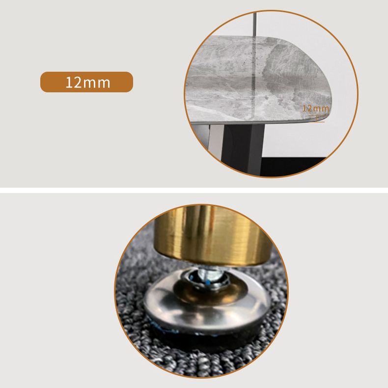 Modern Dining Set Stone 1/5/6/7 Pieces Dining Furniture for Indoor