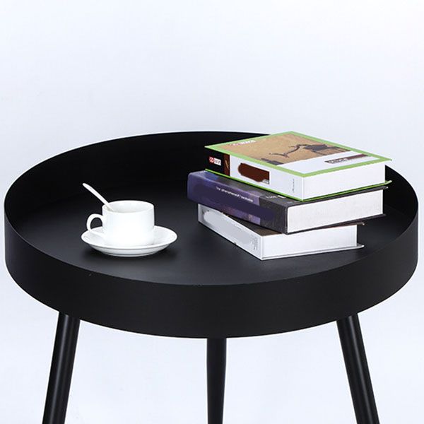 Mid-century Style Side End Table 3 Legs Round Sofa Side Accent Table