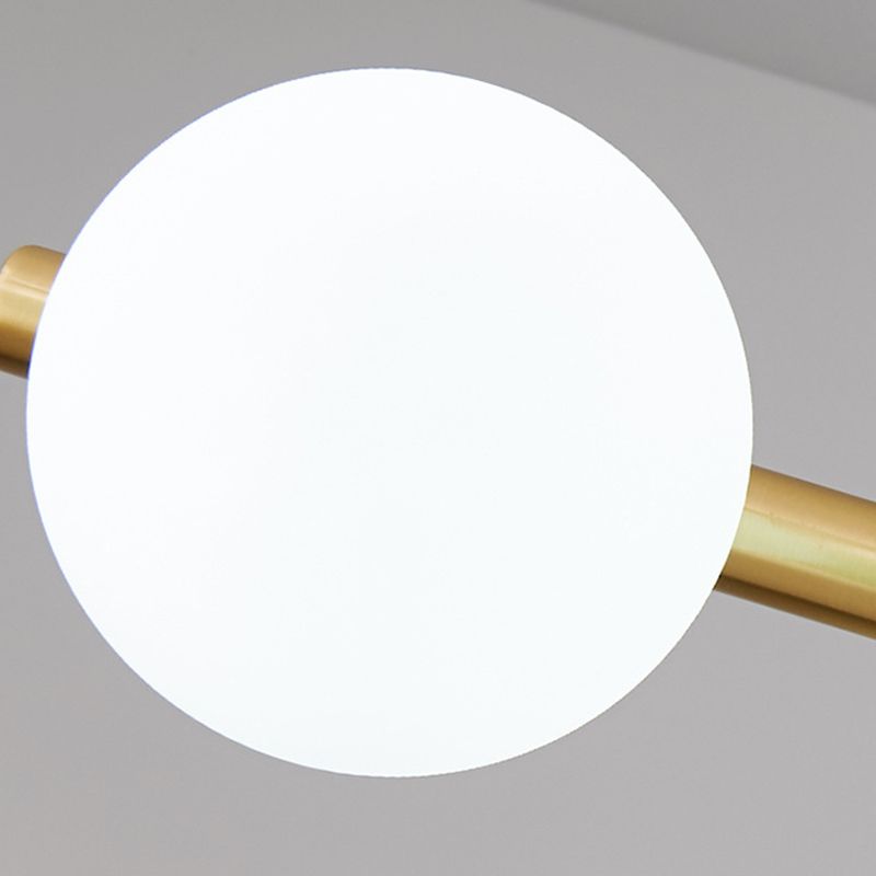 3/5/6-Light Golden Modern Kitchen Island Lighting Shaded Island Pendant Lighting