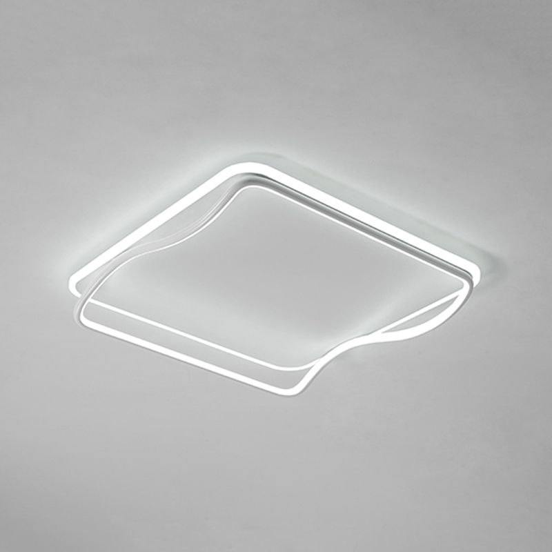 Plafonniers modernes avec abat-jour en silicone Plafonnier LED encastré