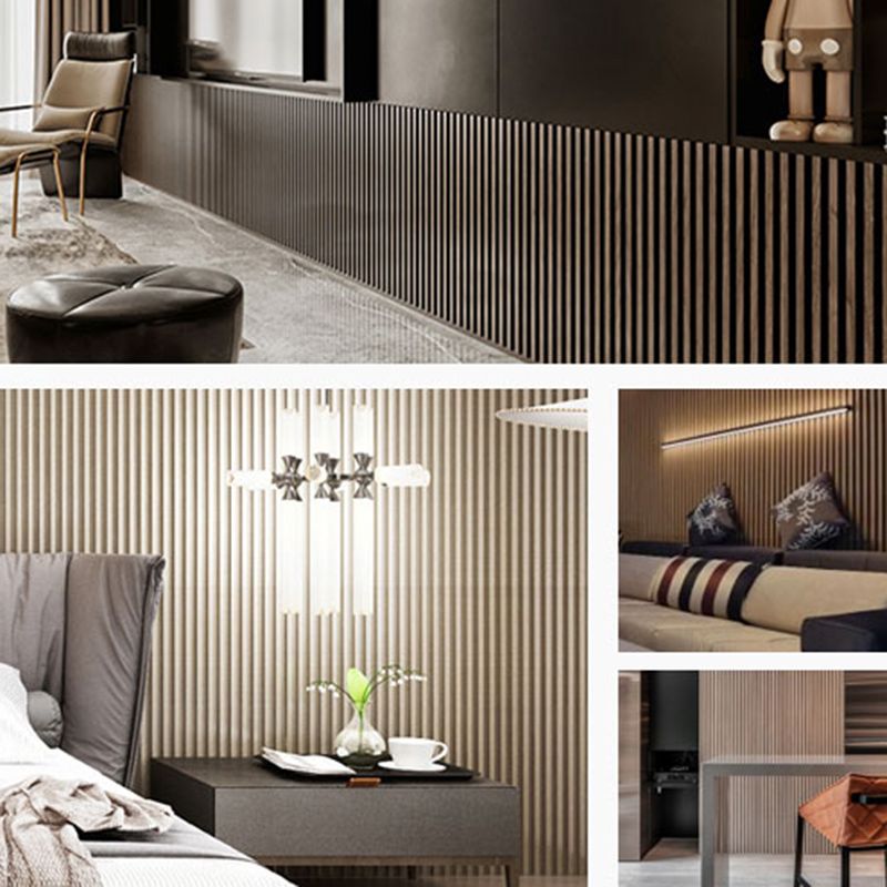 Modern Wall Plank PVC Staple Soundproof Shiplap Indoor Wall Ceiling