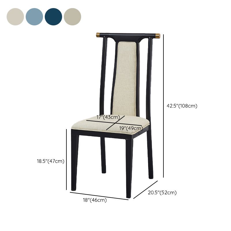 Faux Leather Dining Chairs Glam Style High Back Dining Chairs