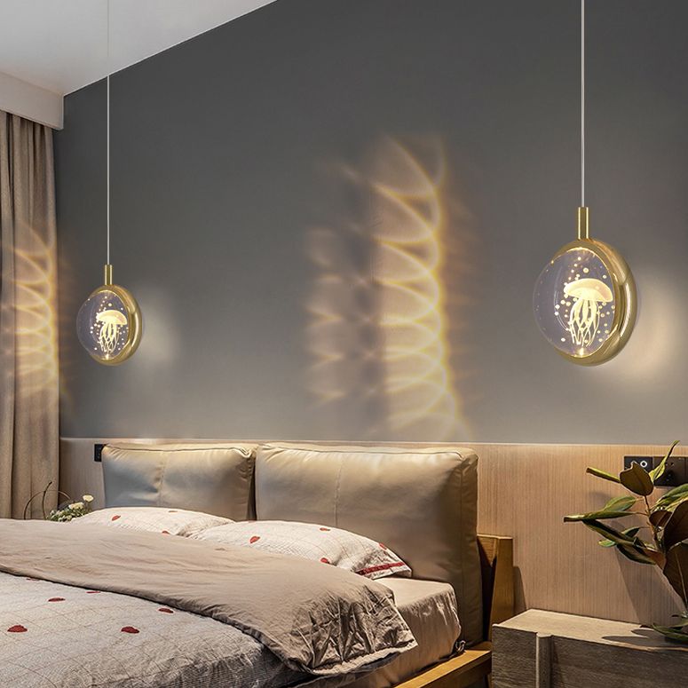 Luce a pendolo a LED LEDULUM GOLDO NOVITÀ SEMPRE CRIDULE CRIDULE LUCE PER CAMERA DA LETTA