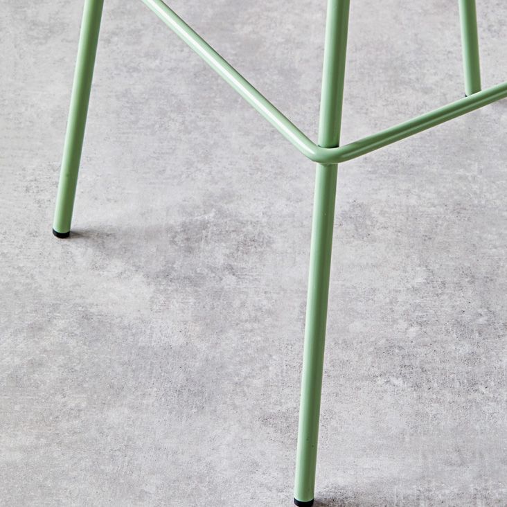 Modern Style Bar-stool Metal Counter Bar Stool with Metal Legs for Kitchen