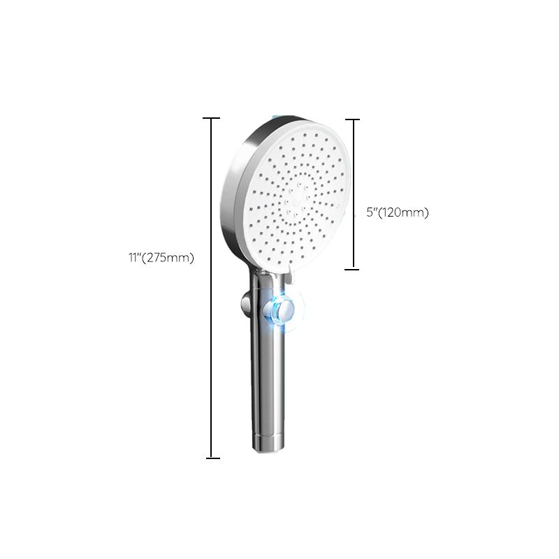 Contemporary Rain Fall Hand Shower Adjustable Spray Pattern Showerhead