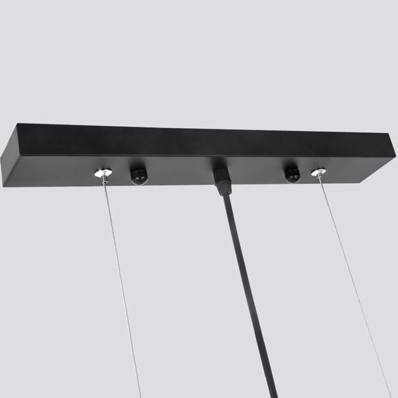 Modern Kitchen Island Lighting Cylinder Island Light Metal Island Lamps in Black and Gold