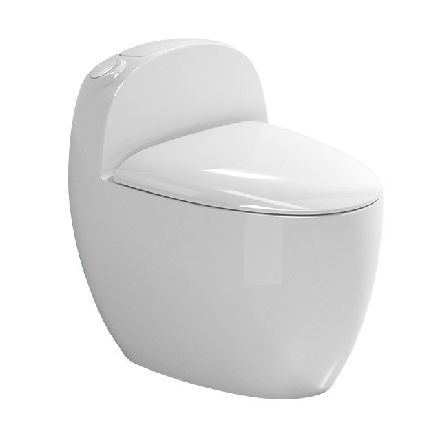 Modern Siphon Jet One Piece Toilet Bowl Heated Seat Urine Toilet with Toilet Seat