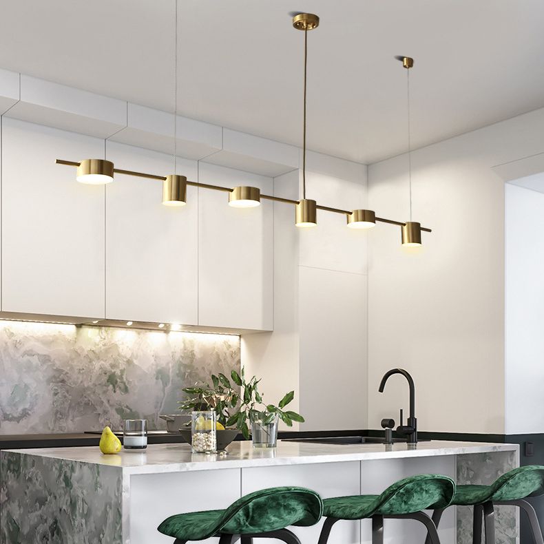 Éclairage de lustre Island Multi Light Room Island Lights Postmodern Metal LED