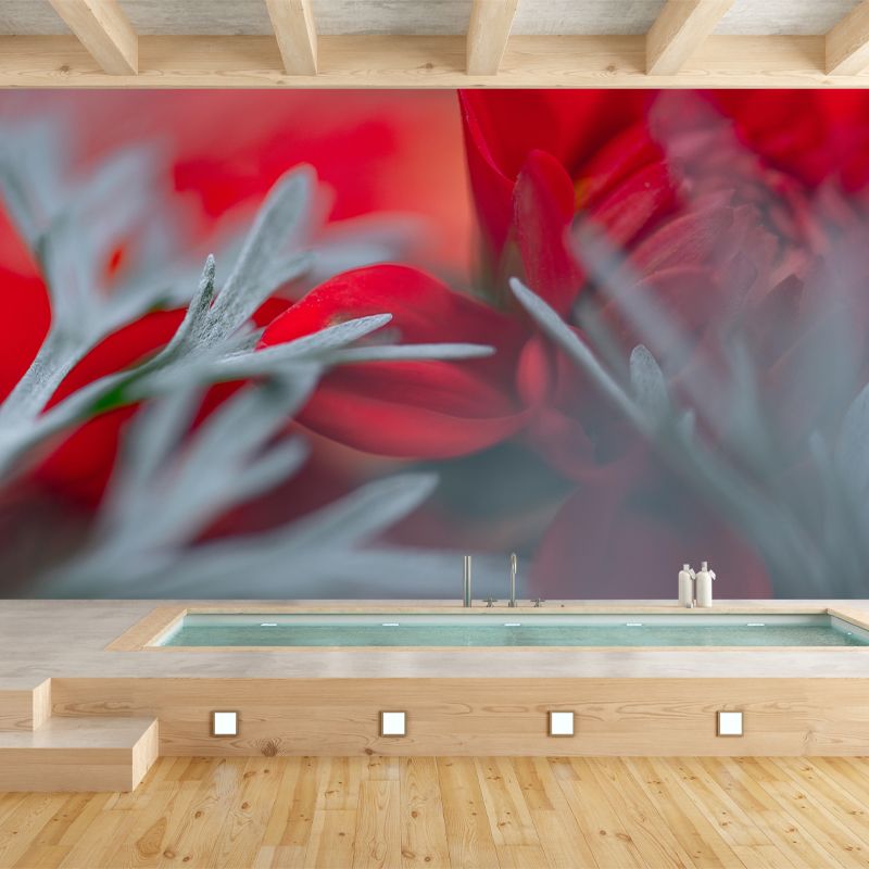 Illustration Mildew Resistant Mural Wallpaper Abstract Style Indoor Wall Mural