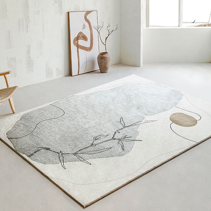 Lichtbruine modern tapijt mengen kleurstuk Tapijt niet-slip achterste tapijt voor woningdecoratie