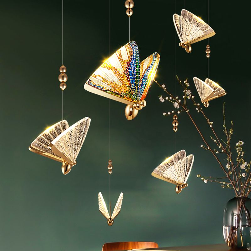 Luminaire suspendu créatif métal.